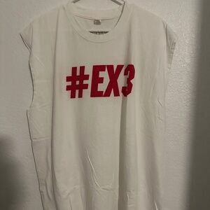 NEW SDCC 2014 #EX3 :The Expendables 3 PROMO White Sleeveless T-Shirt RARE 2XL